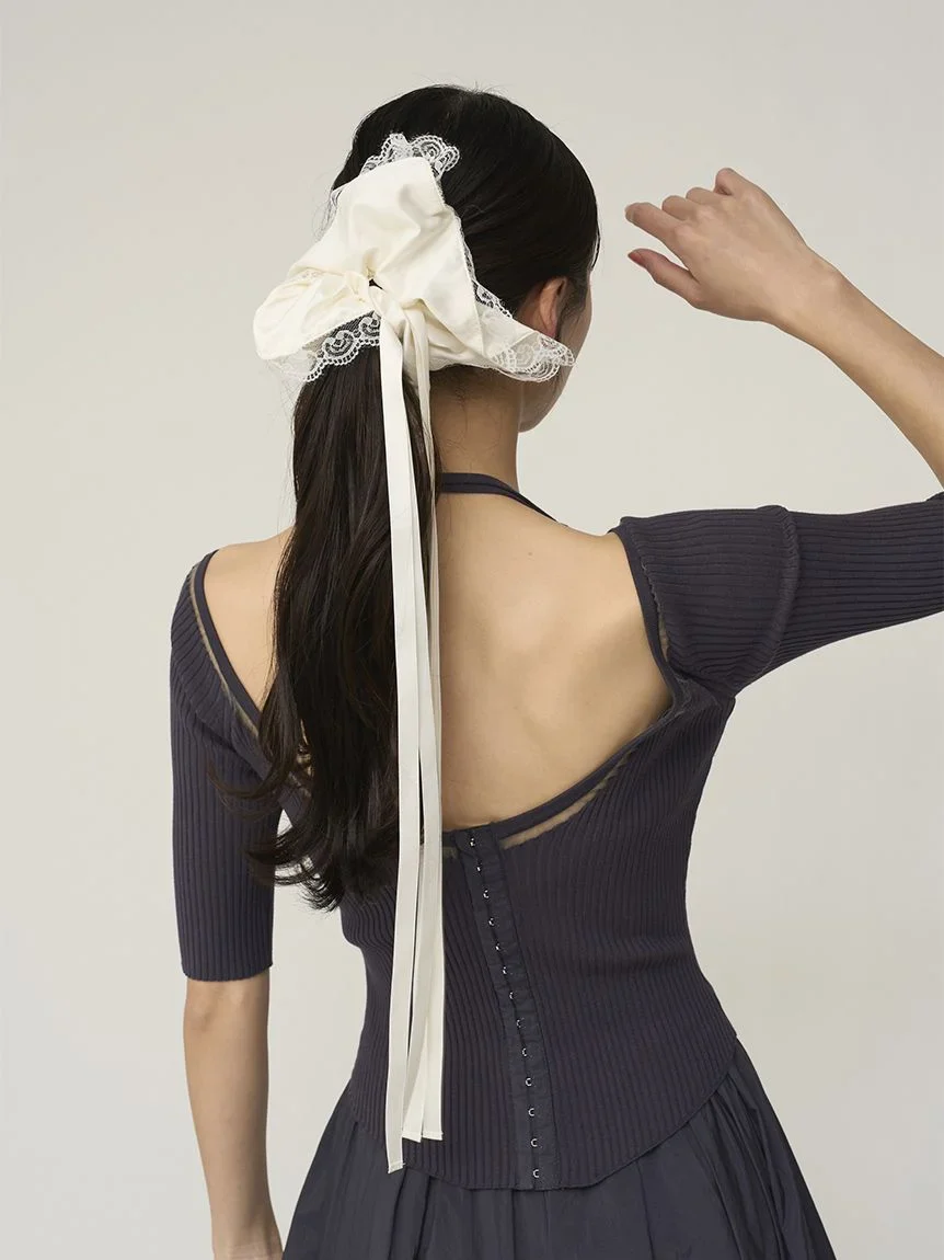 【Chacott】Lace Scrunchie - Image 16