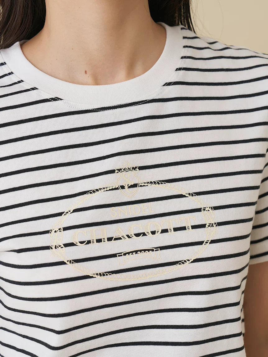 【Chacott】Lace-Trim T-Shirt - Image 19