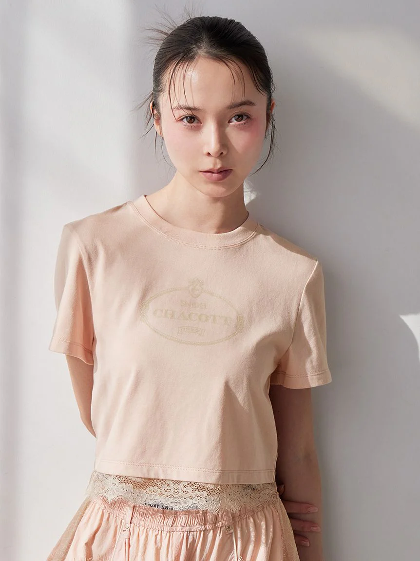【Chacott】Lace-Trim T-Shirt - Image 8