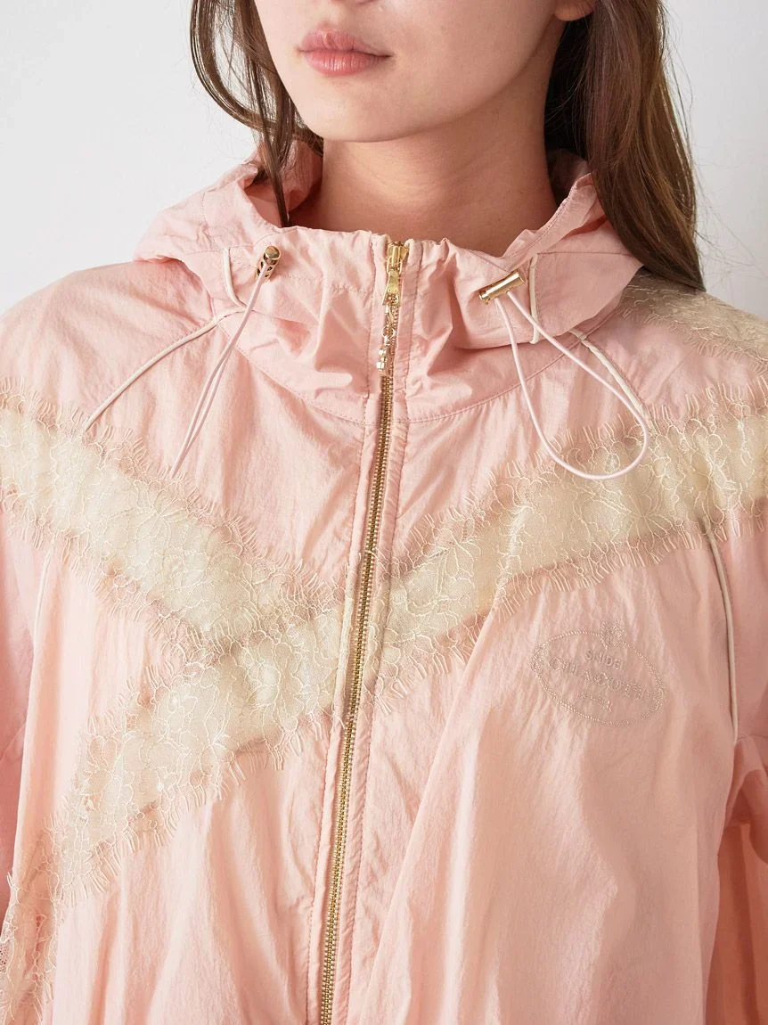 【Chacott】Nylon Lace Blouson - Image 10