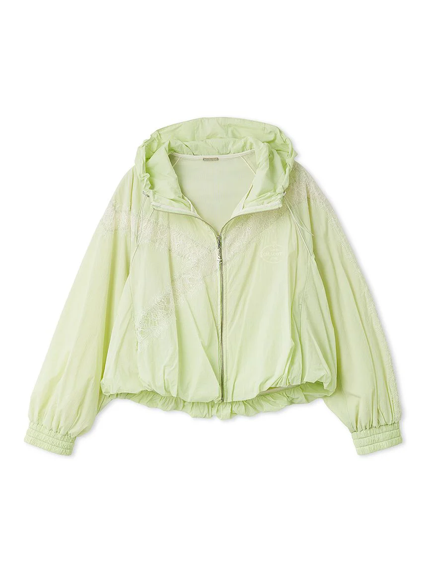 【Chacott】Nylon Lace Blouson - Image 3