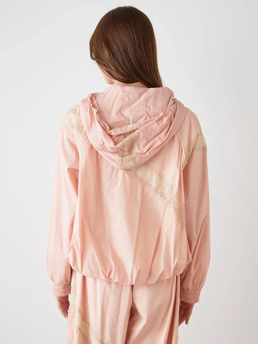 【Chacott】Nylon Lace Blouson - Image 8