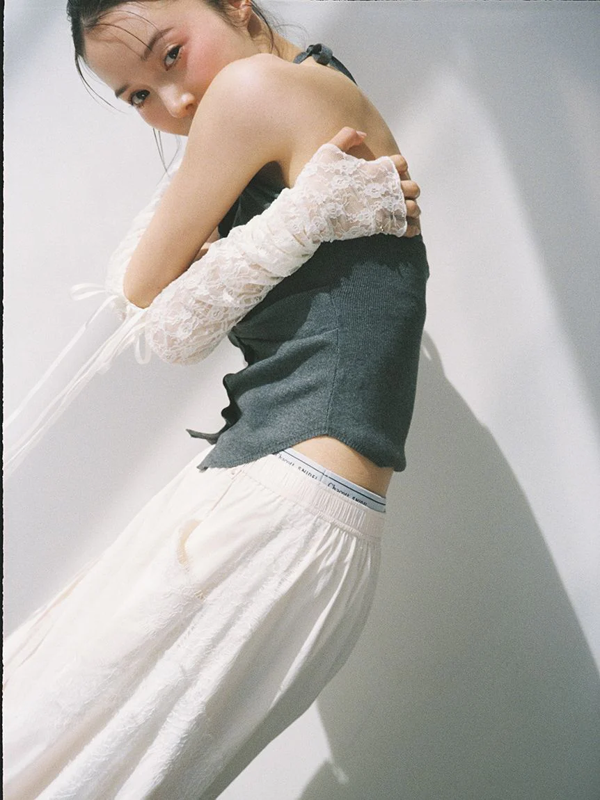 【Chacott】Nylon Lace Pants - Image 10