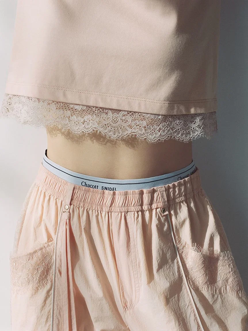 【Chacott】Nylon Lace Pants - Image 12