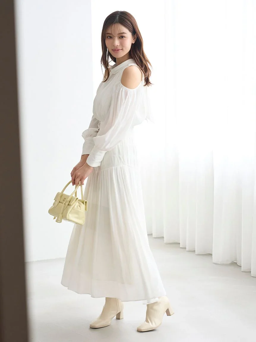 Cold Shoulder Long Dress - Image 20