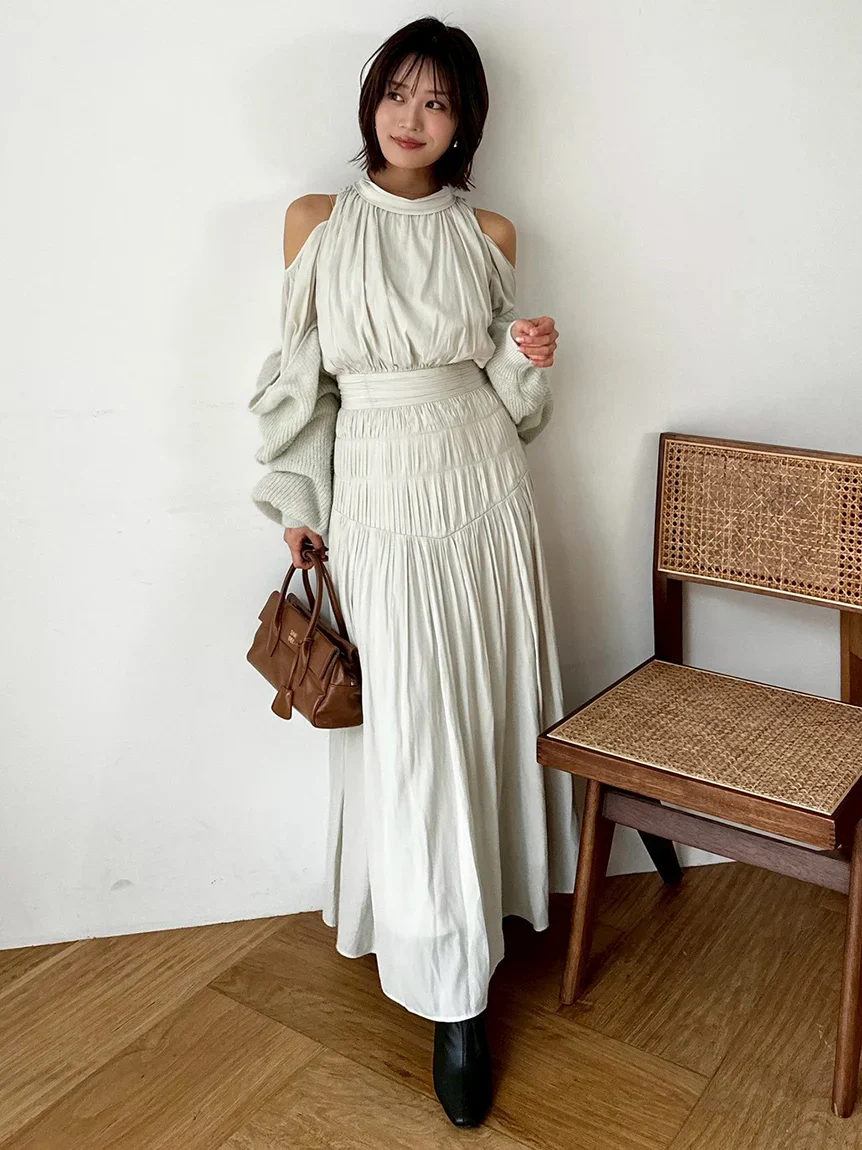 Cold Shoulder Long Dress - Image 23