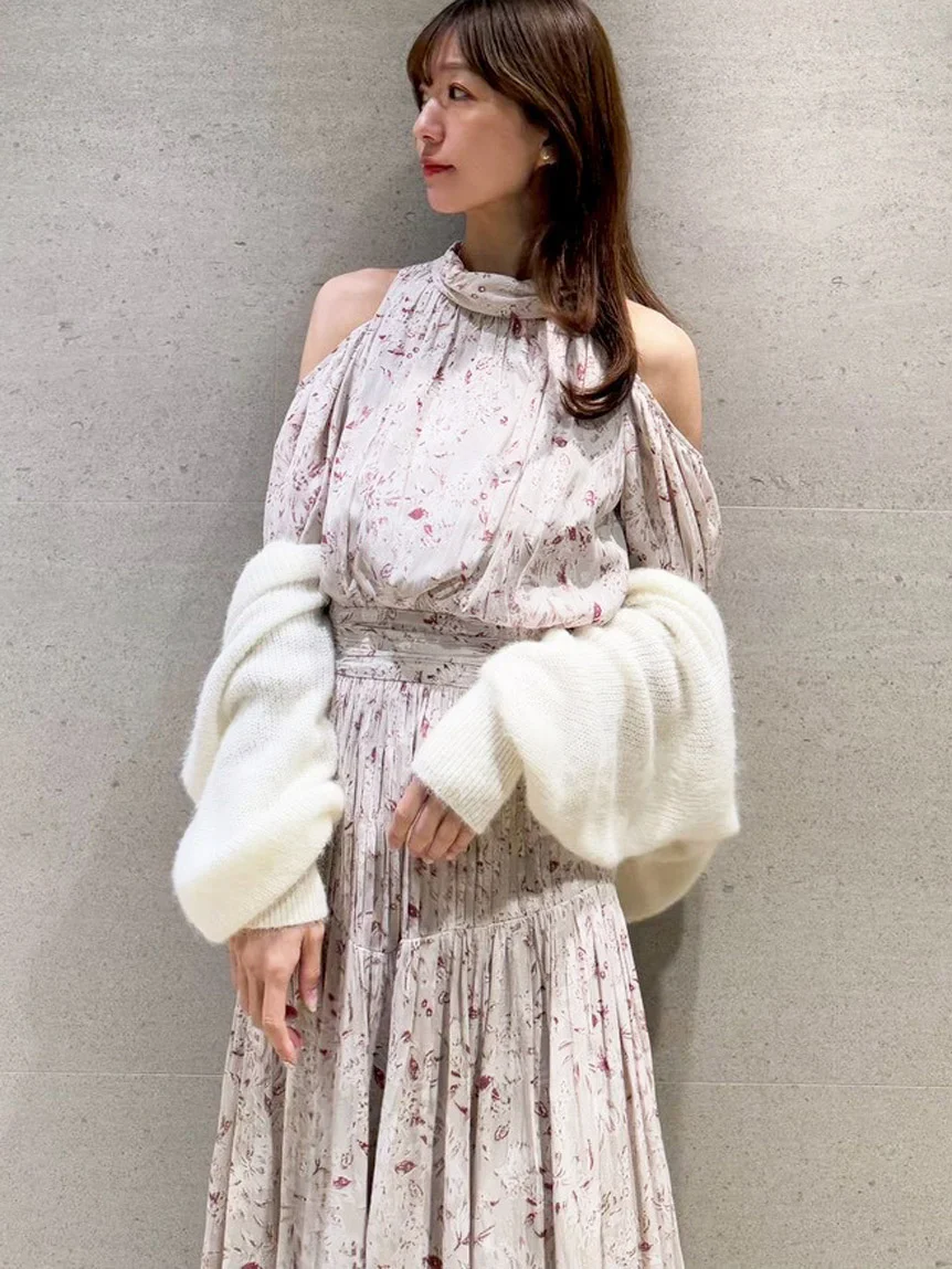 Cold Shoulder Long Dress - Image 28