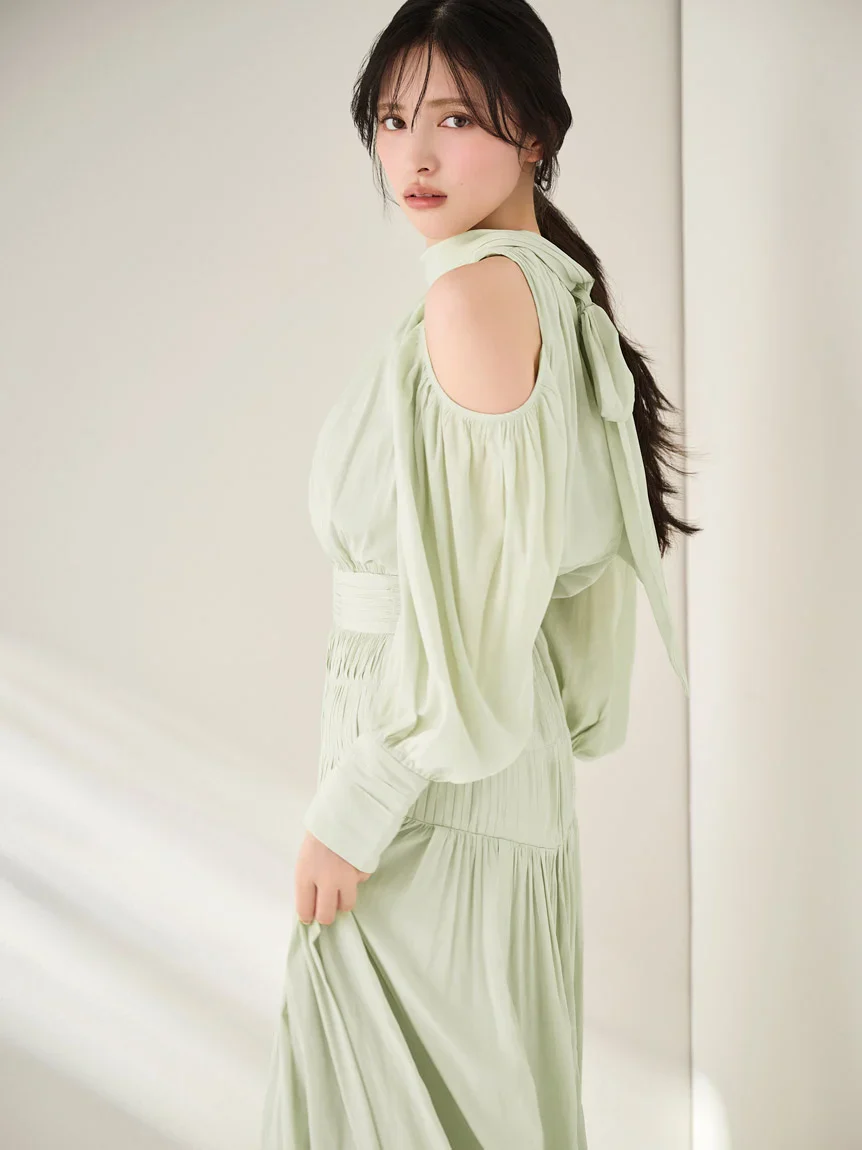 Cold Shoulder Long Dress - Image 7