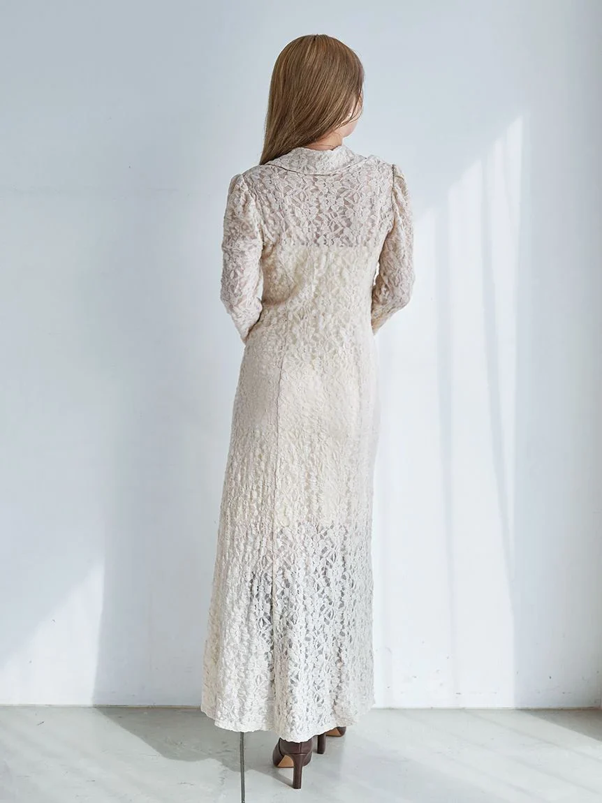 Cut Lace Dress - Image 11