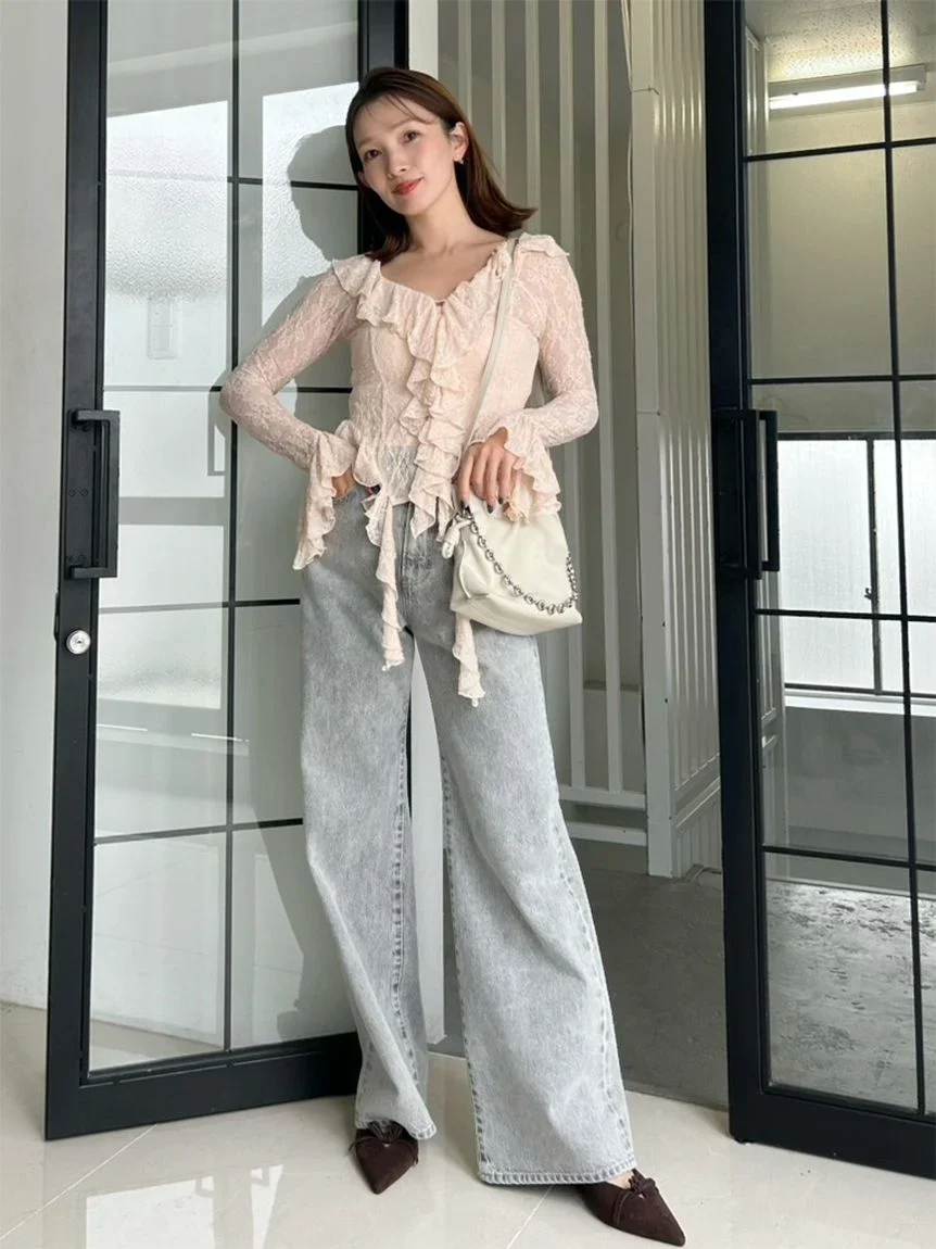 Cut Lace Ruffle Pullover - Image 18