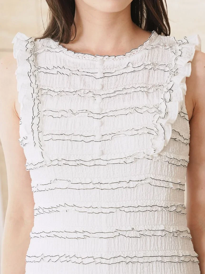 Cut Work Lace Mini Dress - Image 13