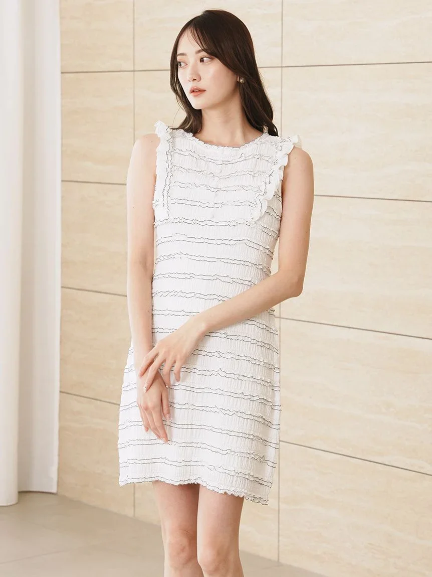 Cut Work Lace Mini Dress - Image 4