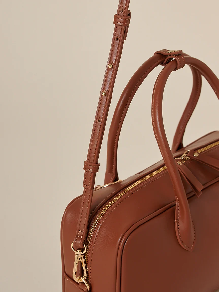 Embossed Logo Boston Bag - Image 14