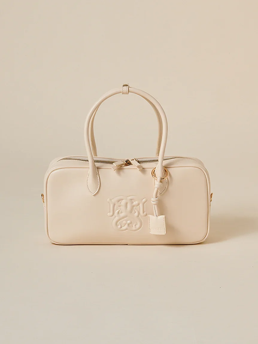 Embossed Logo Boston Bag - Image 3
