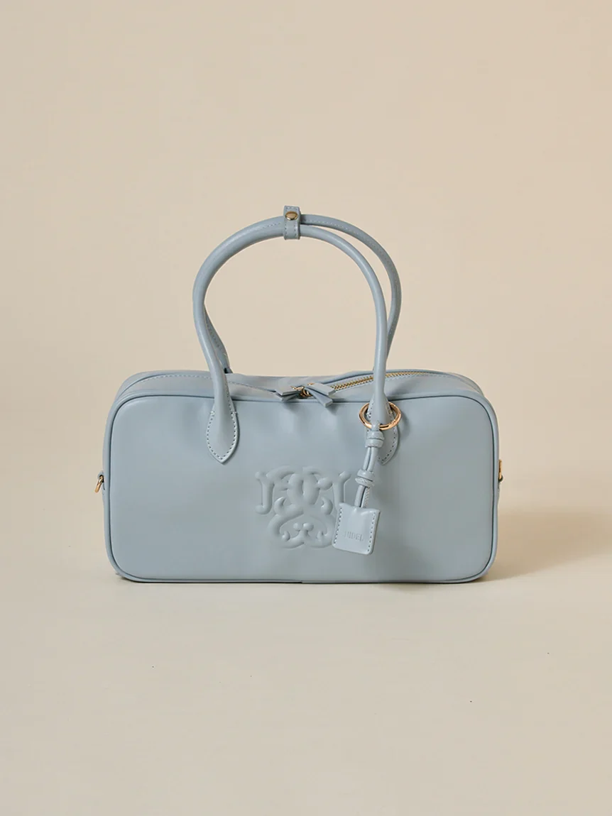 Embossed Logo Boston Bag - Image 5