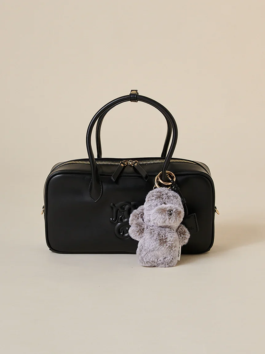 Embossed Logo Boston Bag - Image 8
