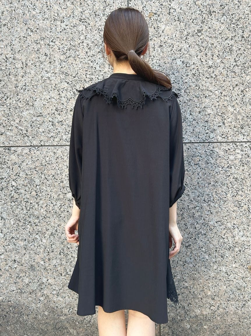 Embroidery Ruffle Mini Dress - Image 13