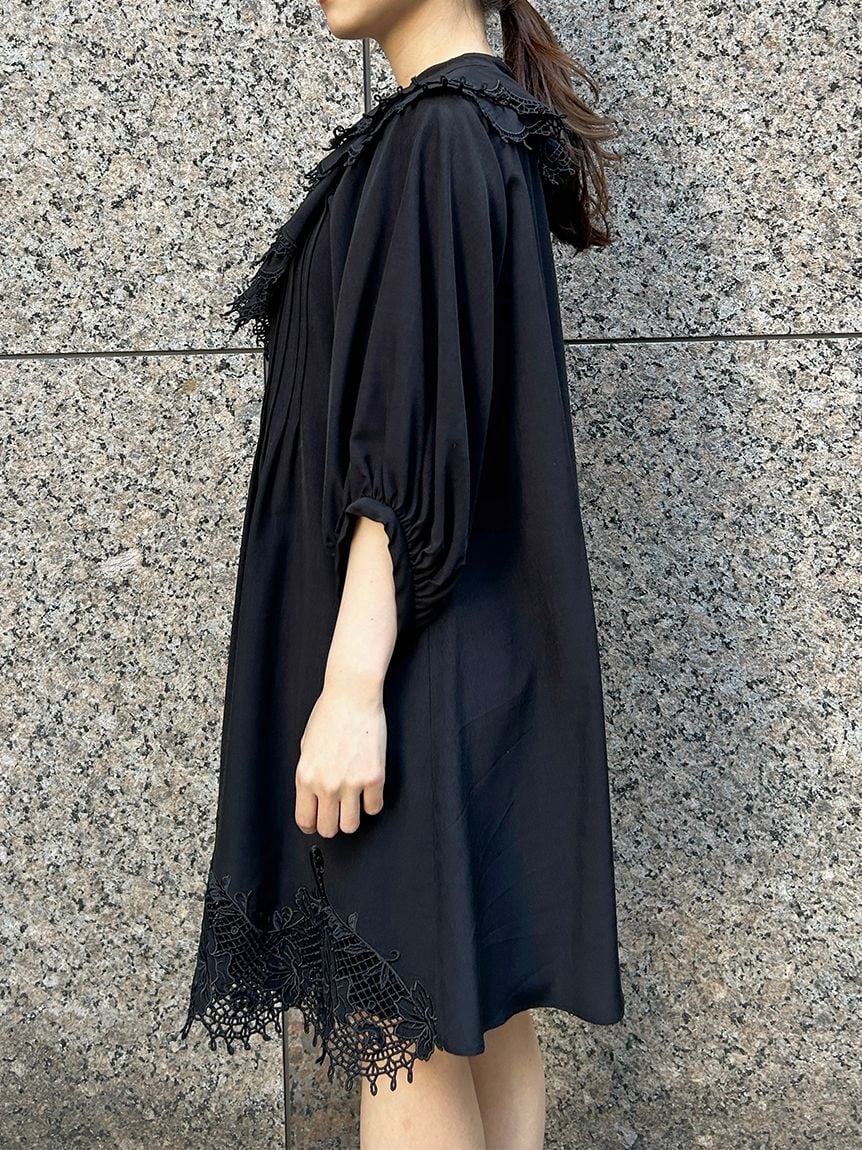 Embroidery Ruffle Mini Dress - Image 14