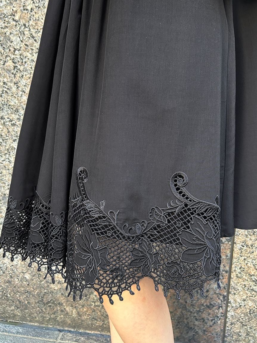 Embroidery Ruffle Mini Dress - Image 17