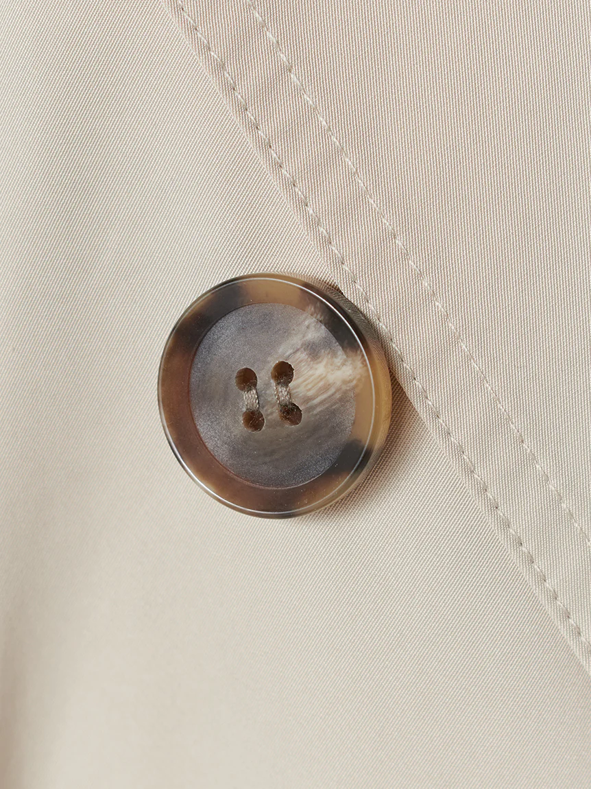 Flared Mid-Length Trench Coat - Image 20