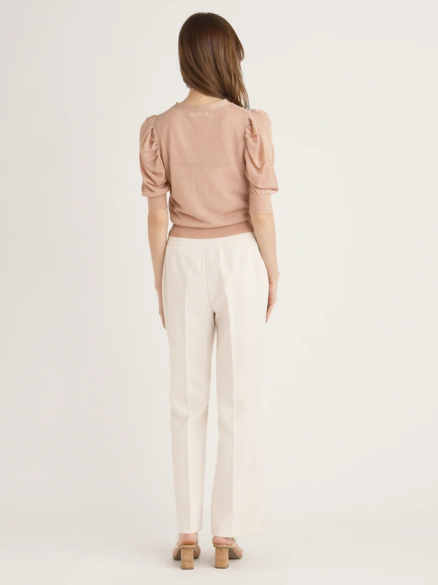 High Waist Flared Slacks - Image 21