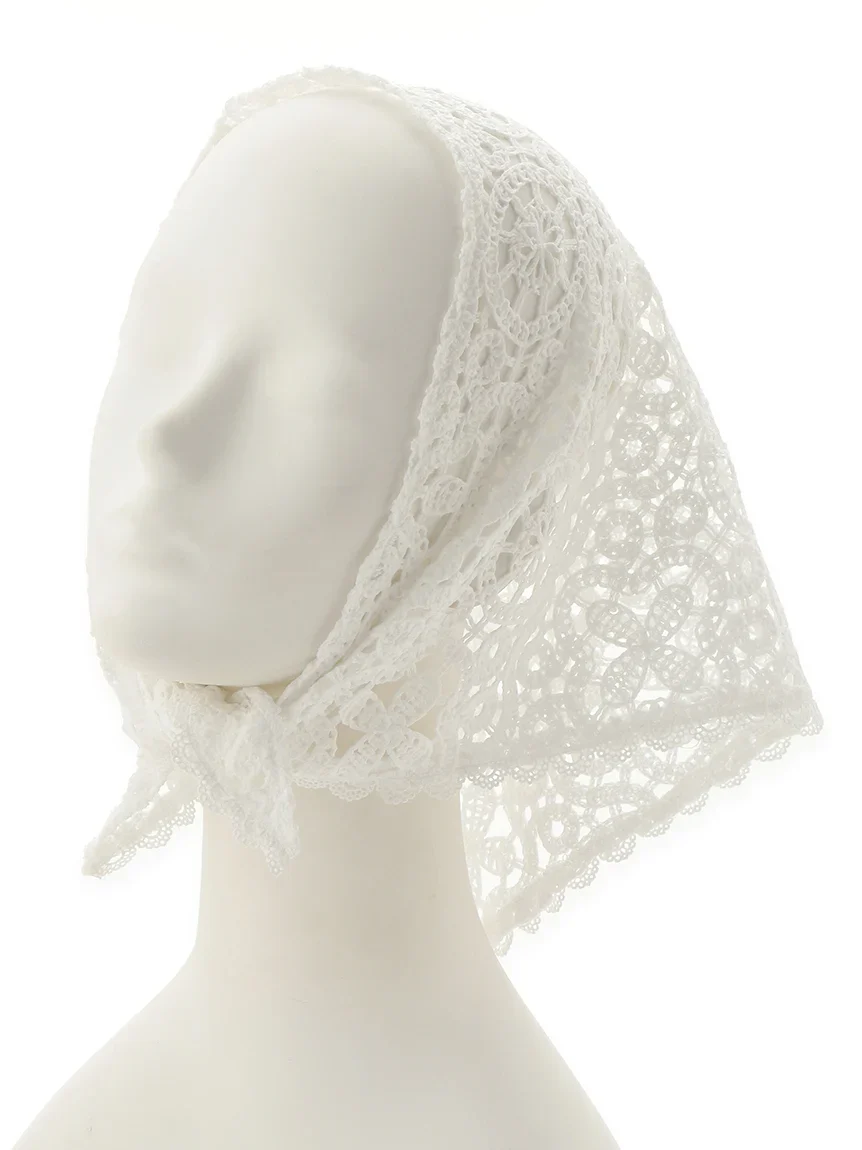 Lace Hair Scarf - Image 19