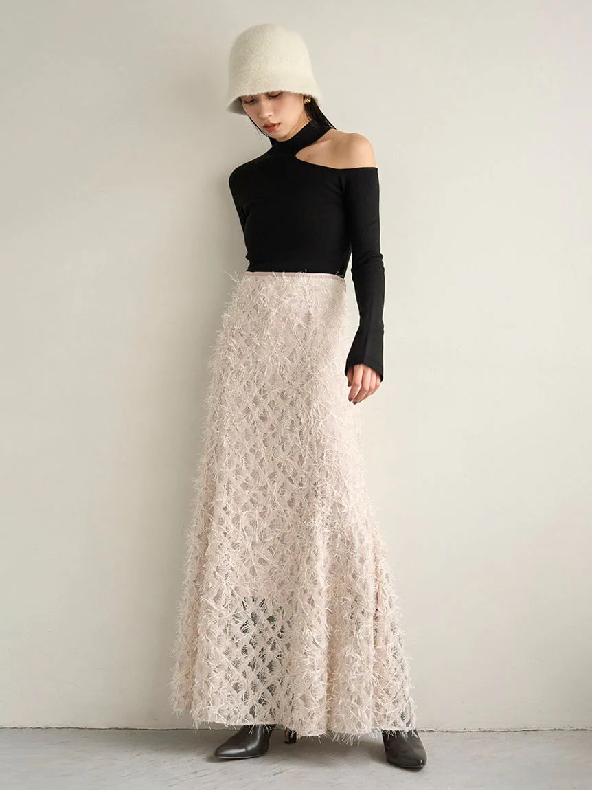 Lace Jacquard Skirt - Image 23