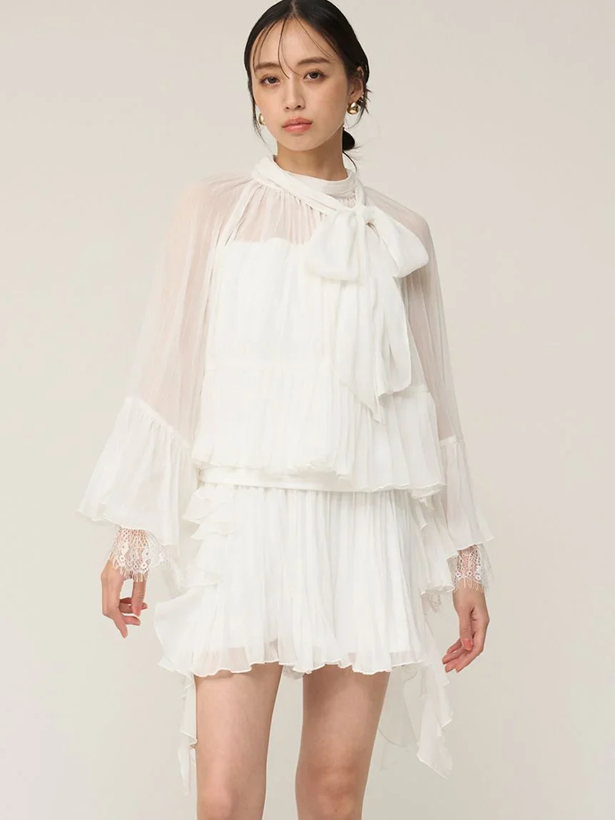 Lace Trim Chiffon Set-Up - Image 17