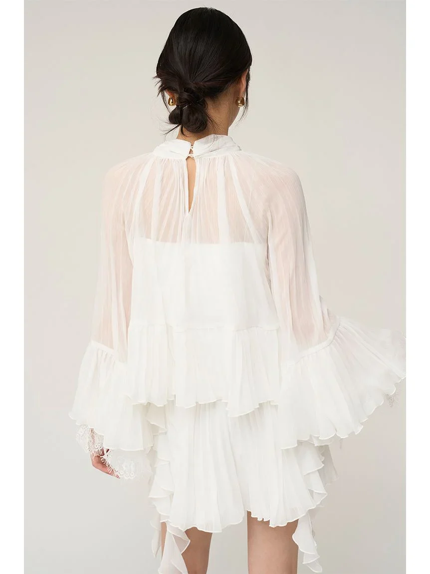 Lace Trim Chiffon Set-Up - Image 18