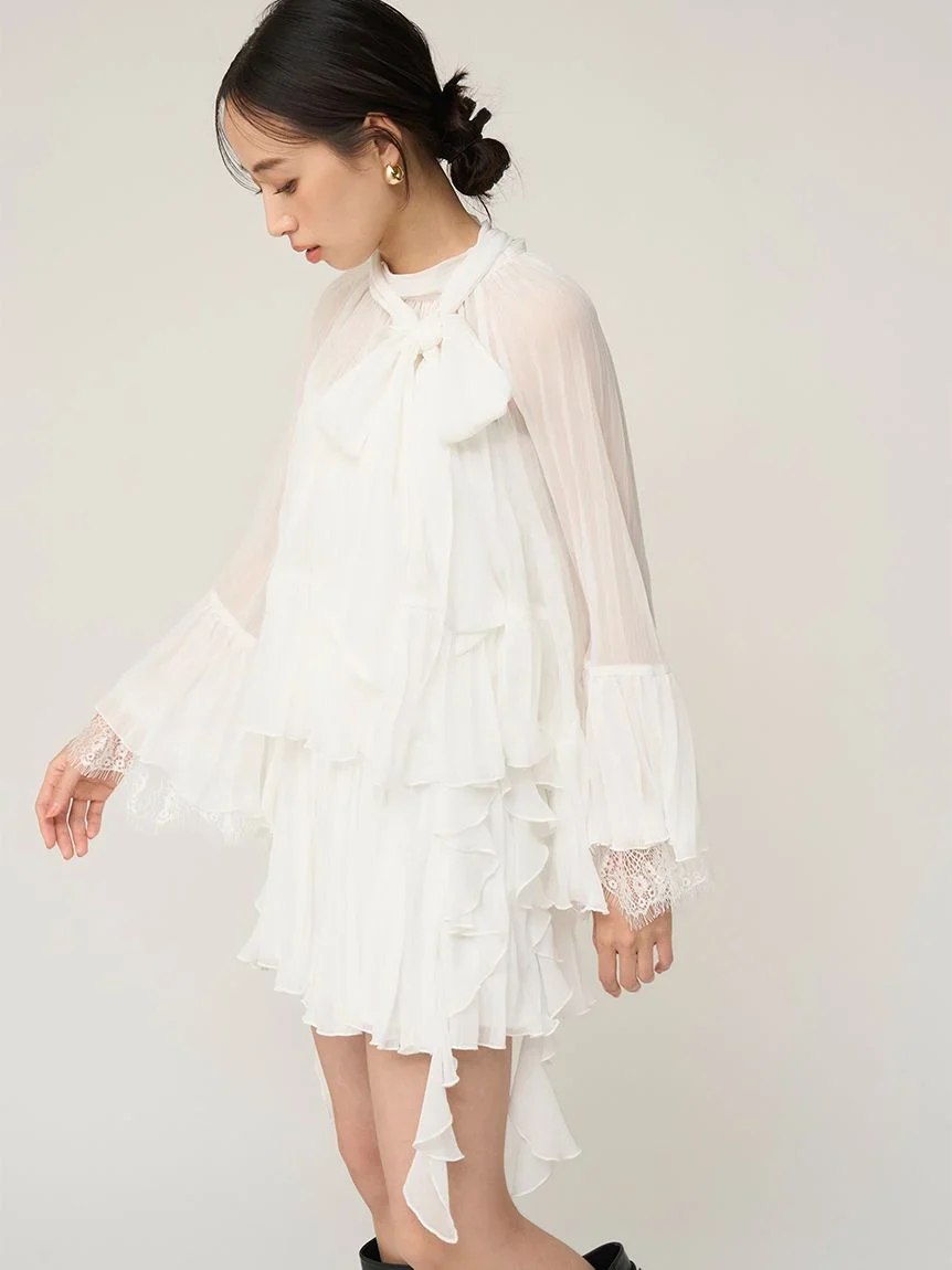 Lace Trim Chiffon Set-Up - Image 19
