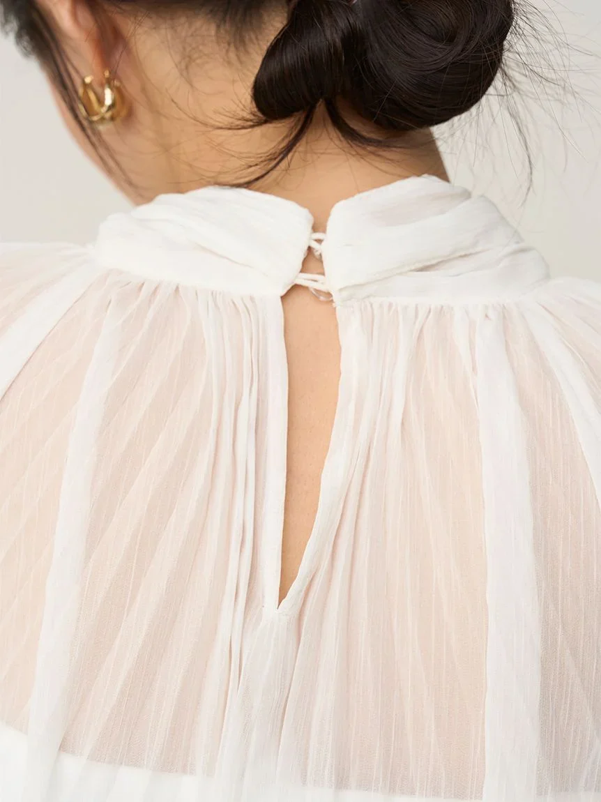 Lace Trim Chiffon Set-Up - Image 21