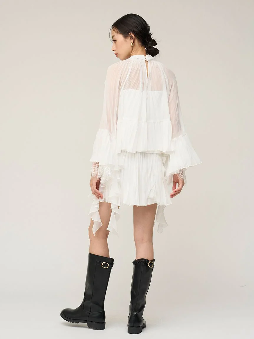 Lace Trim Chiffon Set-Up - Image 30