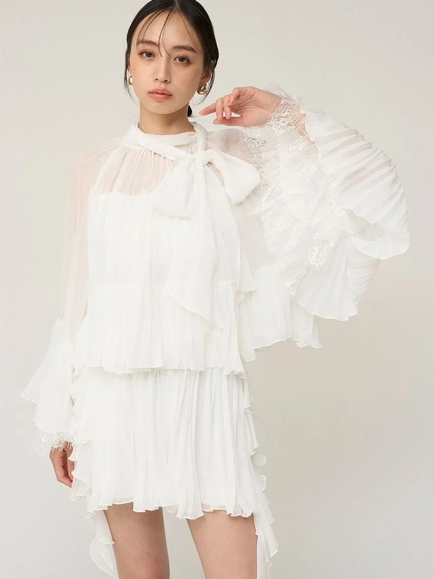 Lace Trim Chiffon Set-Up - Image 4