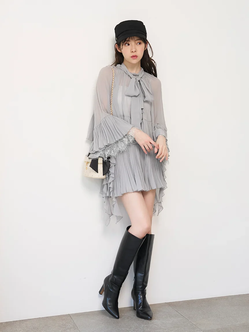 Lace Trim Chiffon Set-Up - Image 7