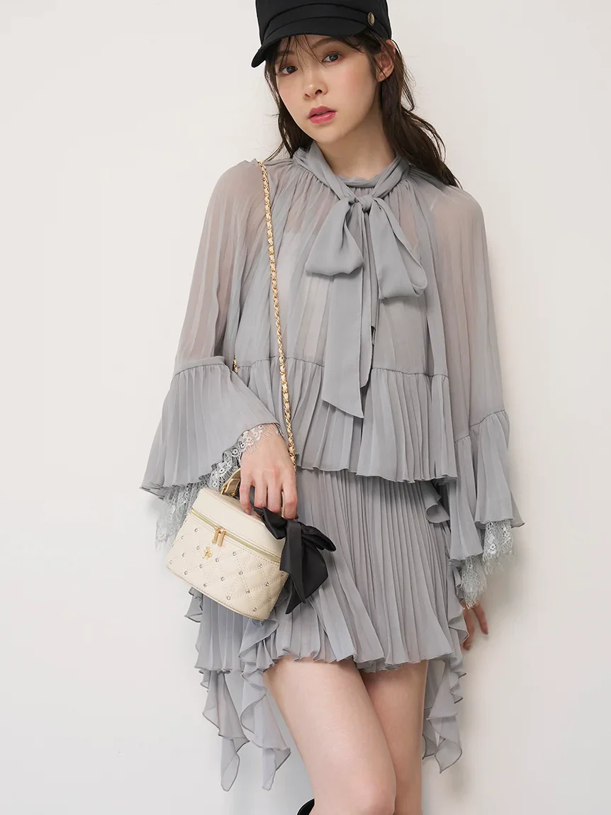 Lace Trim Chiffon Set-Up - Image 9