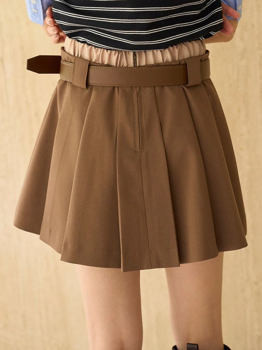Layered Design Pleated Skort - Image 28