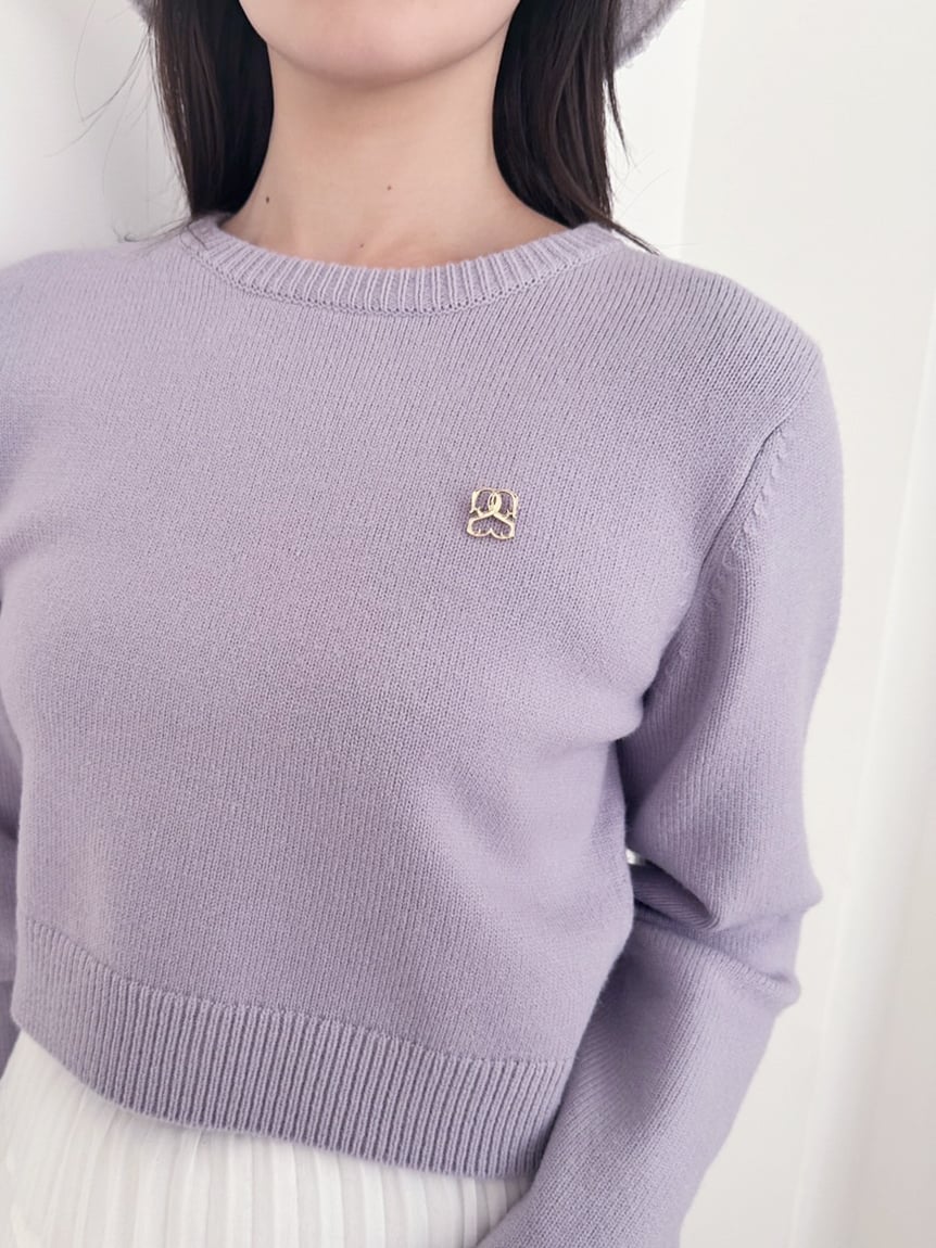 Casual Cropped Knit Sweater - Image 8