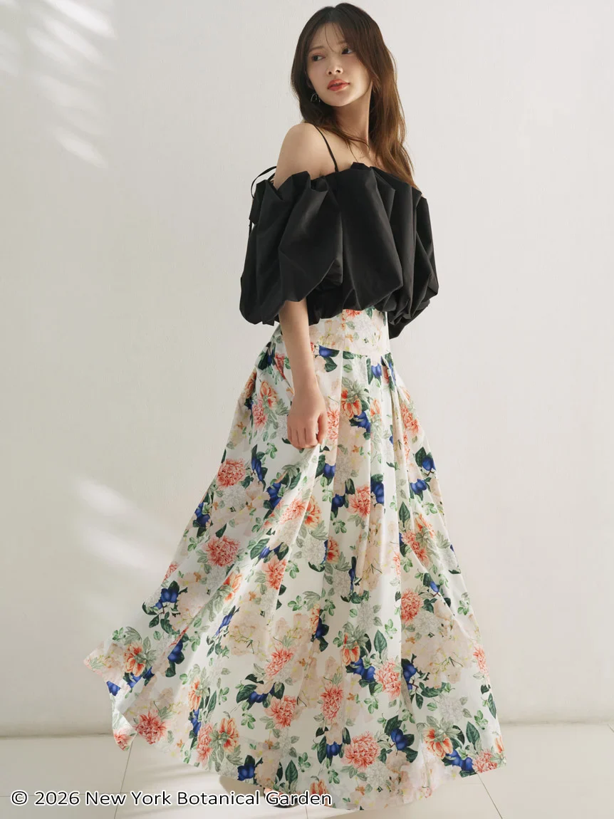 Off-Shoulder Balloon Sleeve Blouse - Image 6
