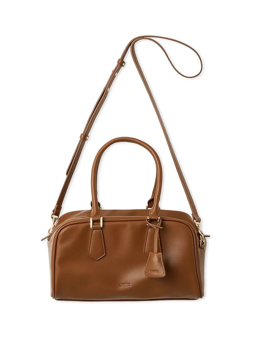 Padlock Charm Boston Bag - Image 3