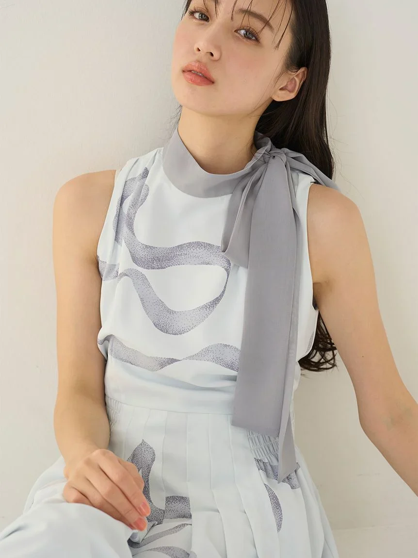 Ribbon Detail Cardigan Set Dress - Image 13