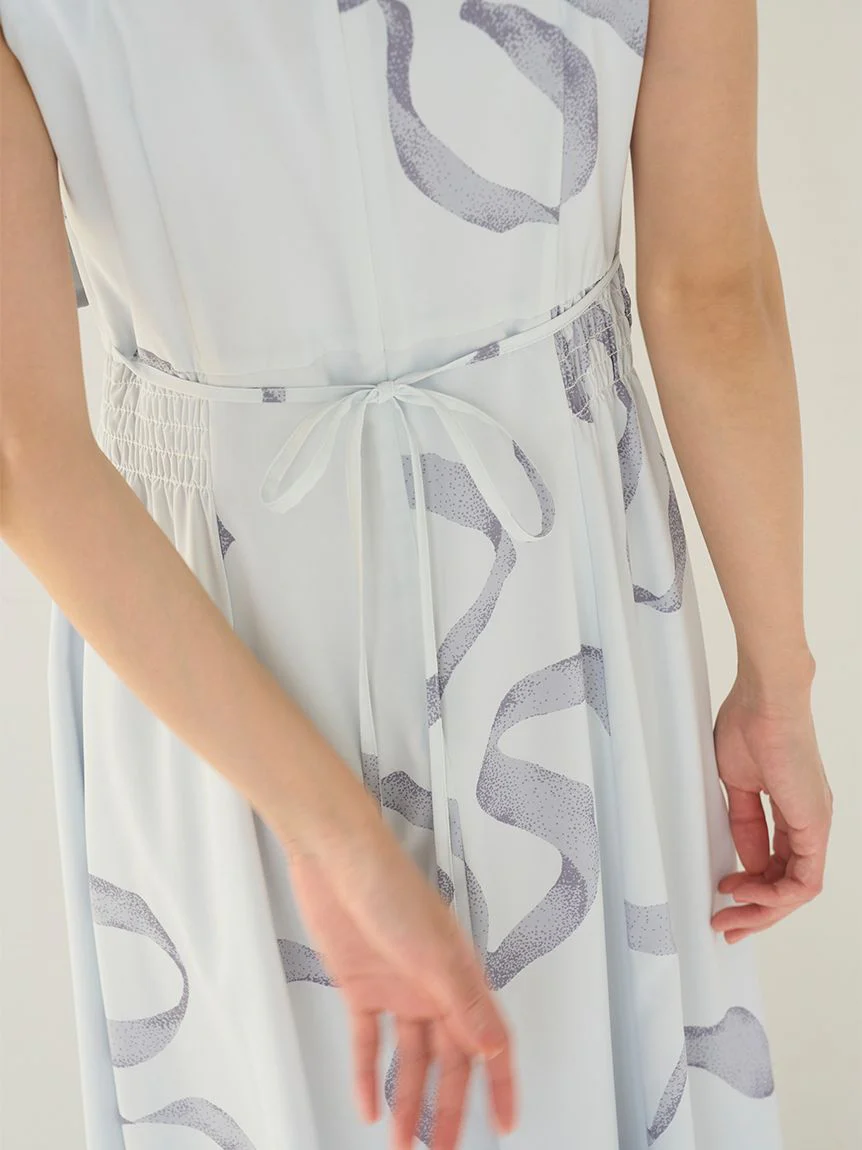 Ribbon Detail Cardigan Set Dress - Image 32