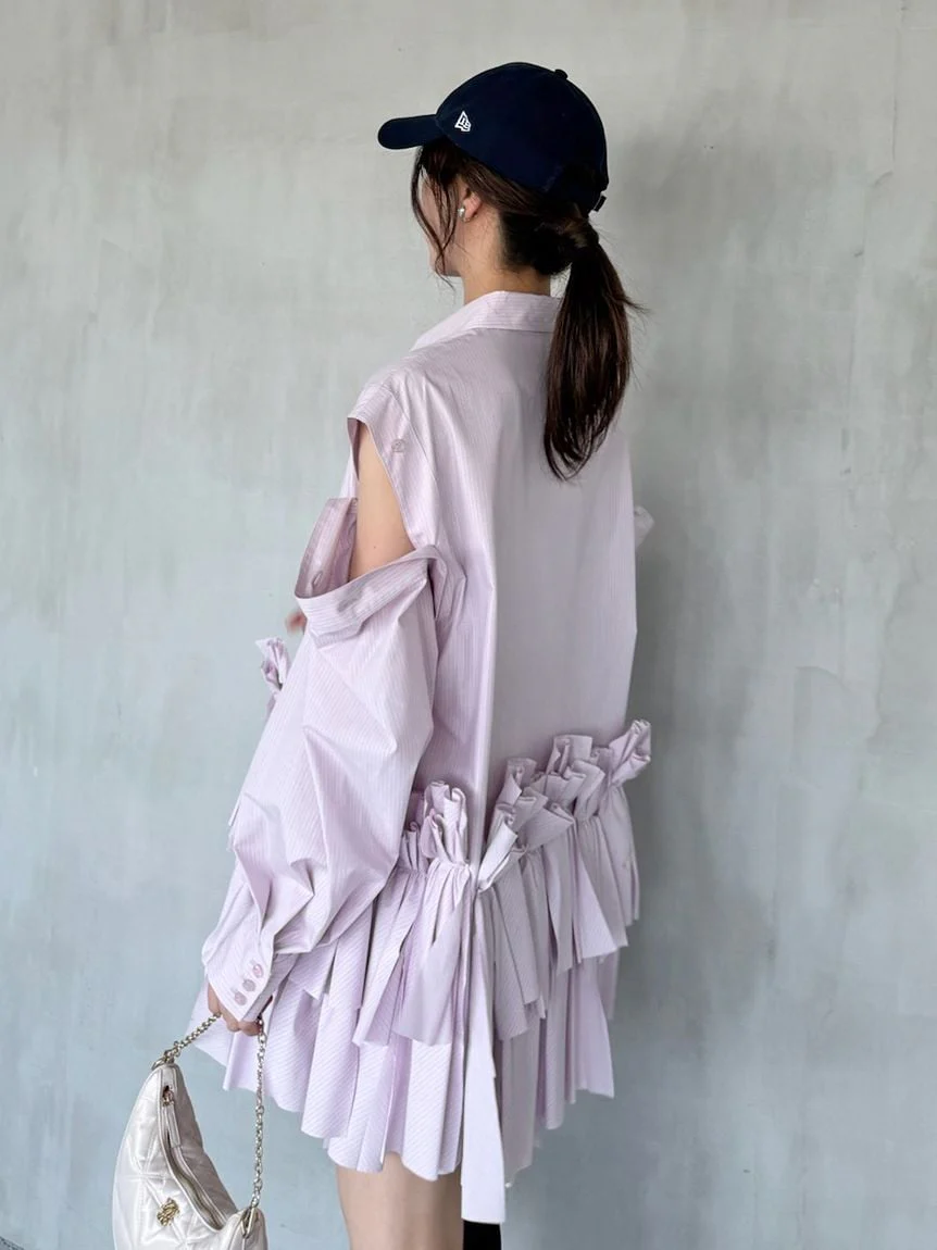 Ribbon Shirt Dress - Image 12