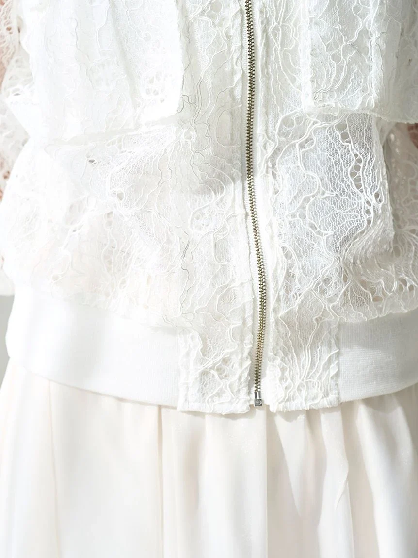 Sheer Blouson Jacket - Image 15
