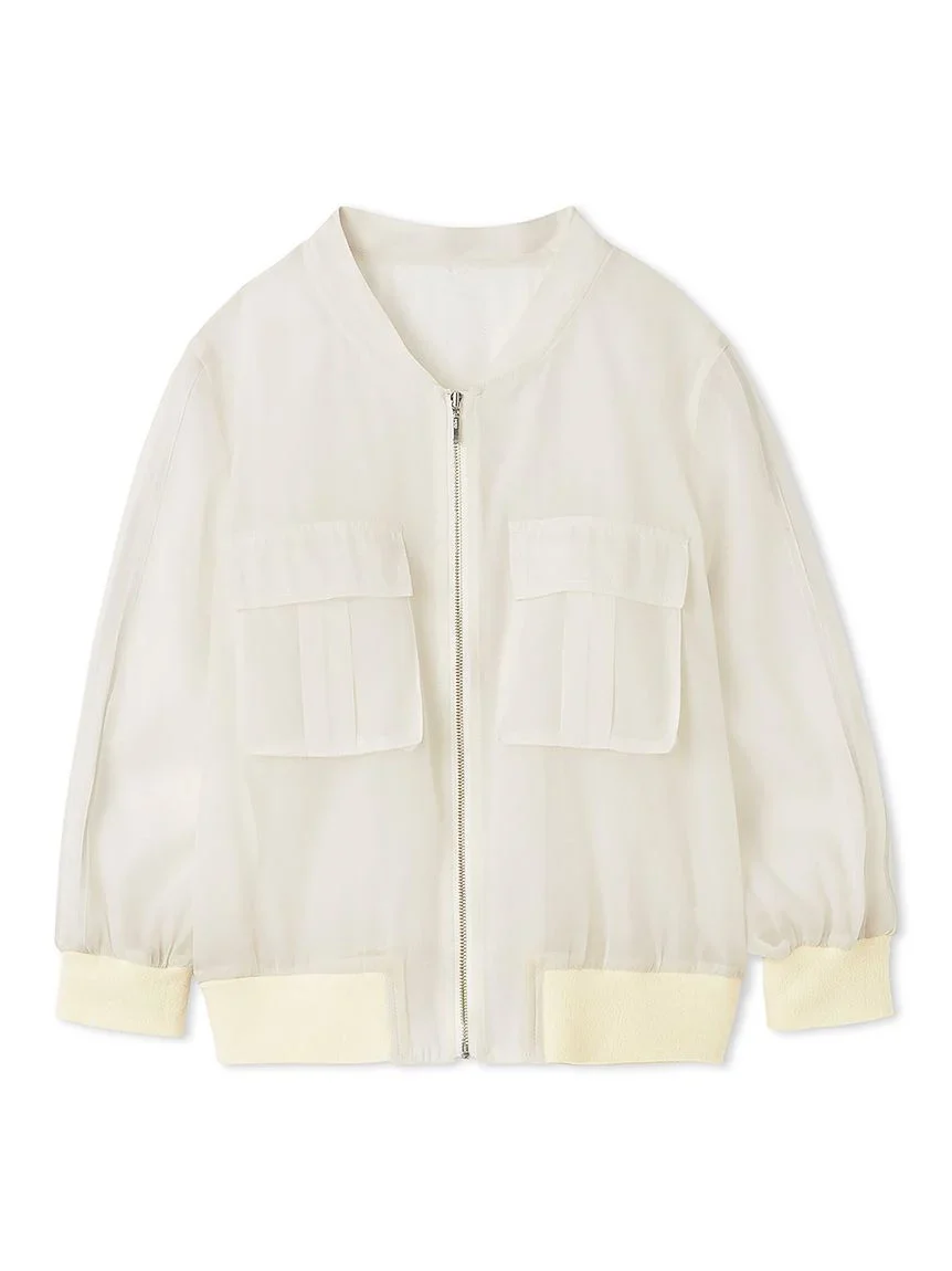 Sheer Blouson Jacket - Image 3
