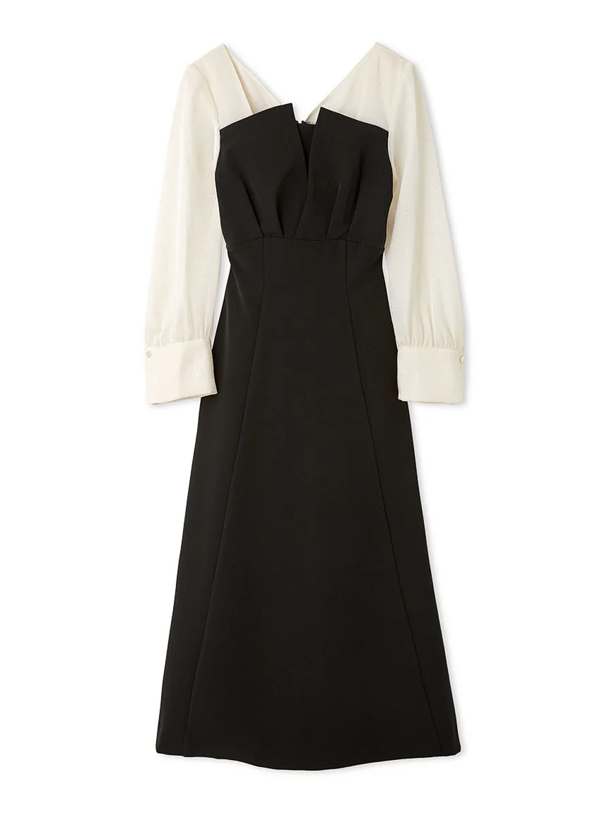 Sheer Sleeve Dress