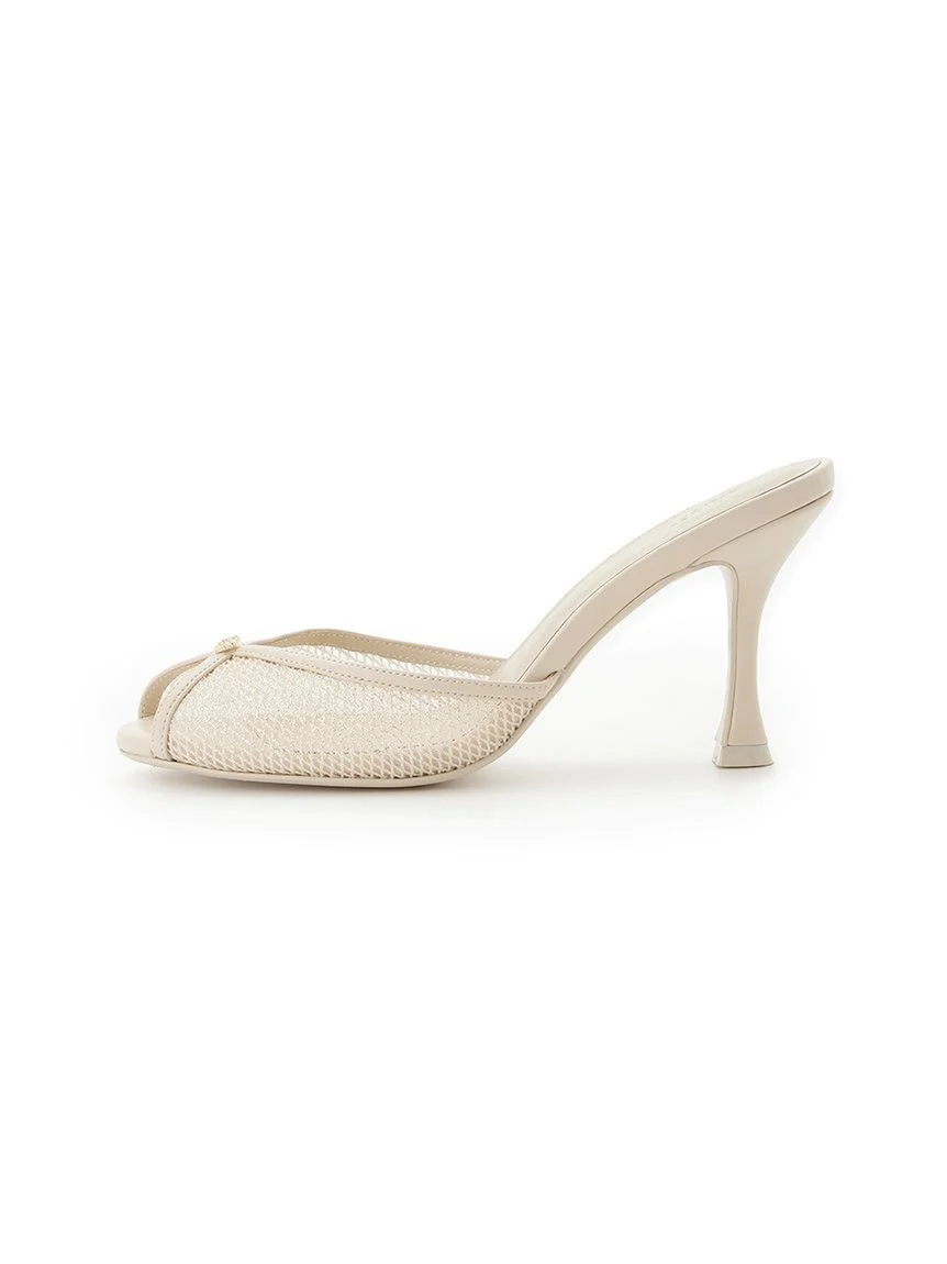 Slip-On Mesh Stiletto Heels - Image 5