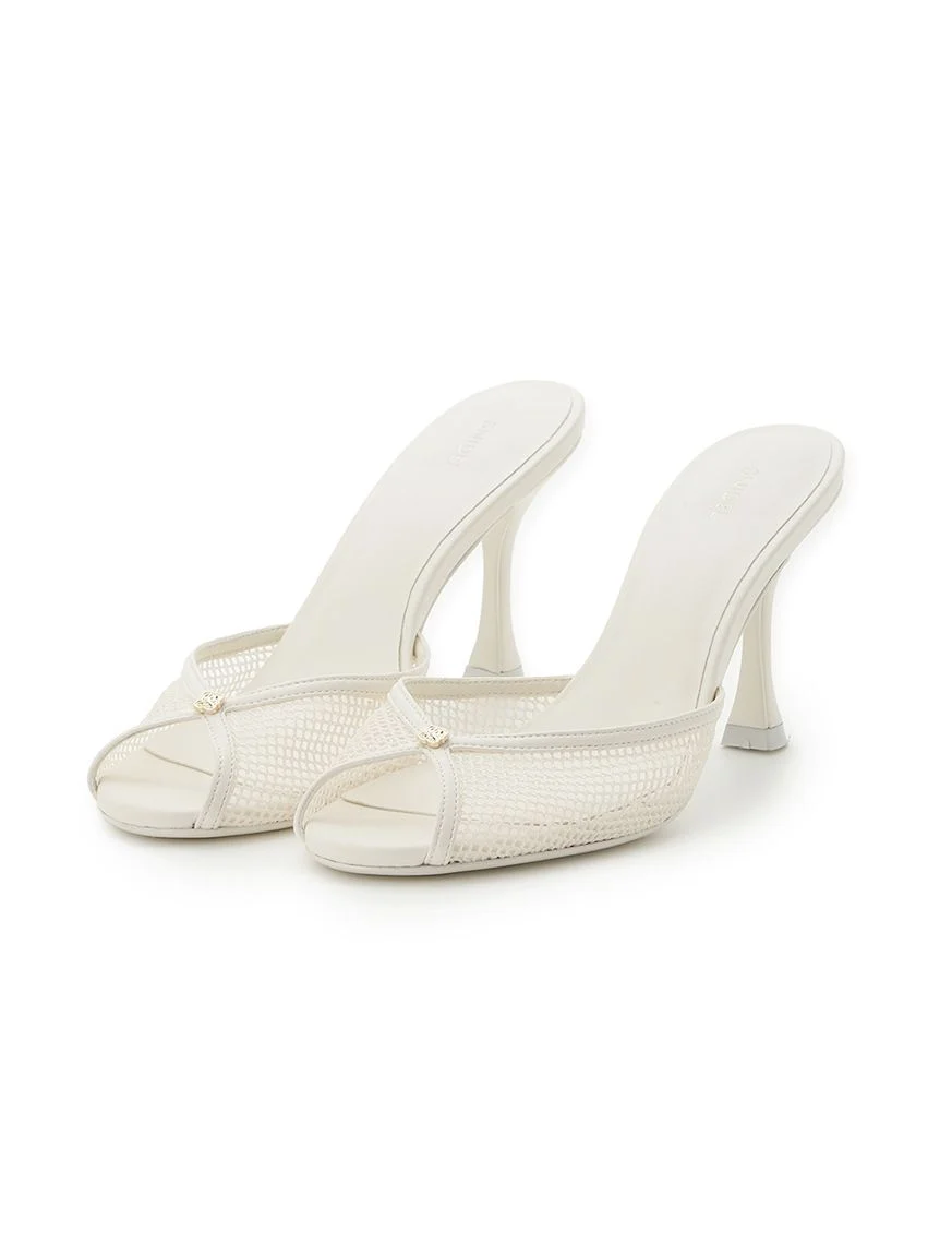 Slip-On Mesh Stiletto Heels - Image 7