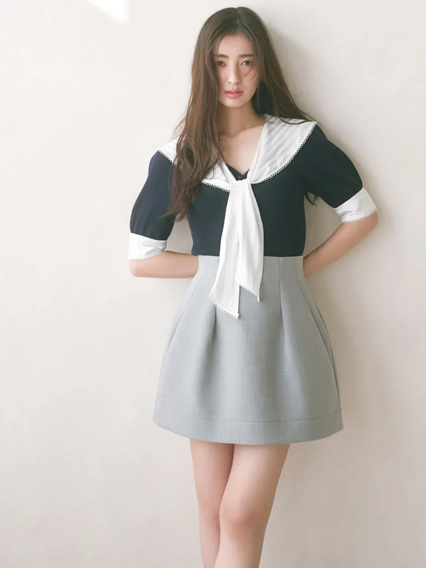 Structure Skirt Shorts - Image 4