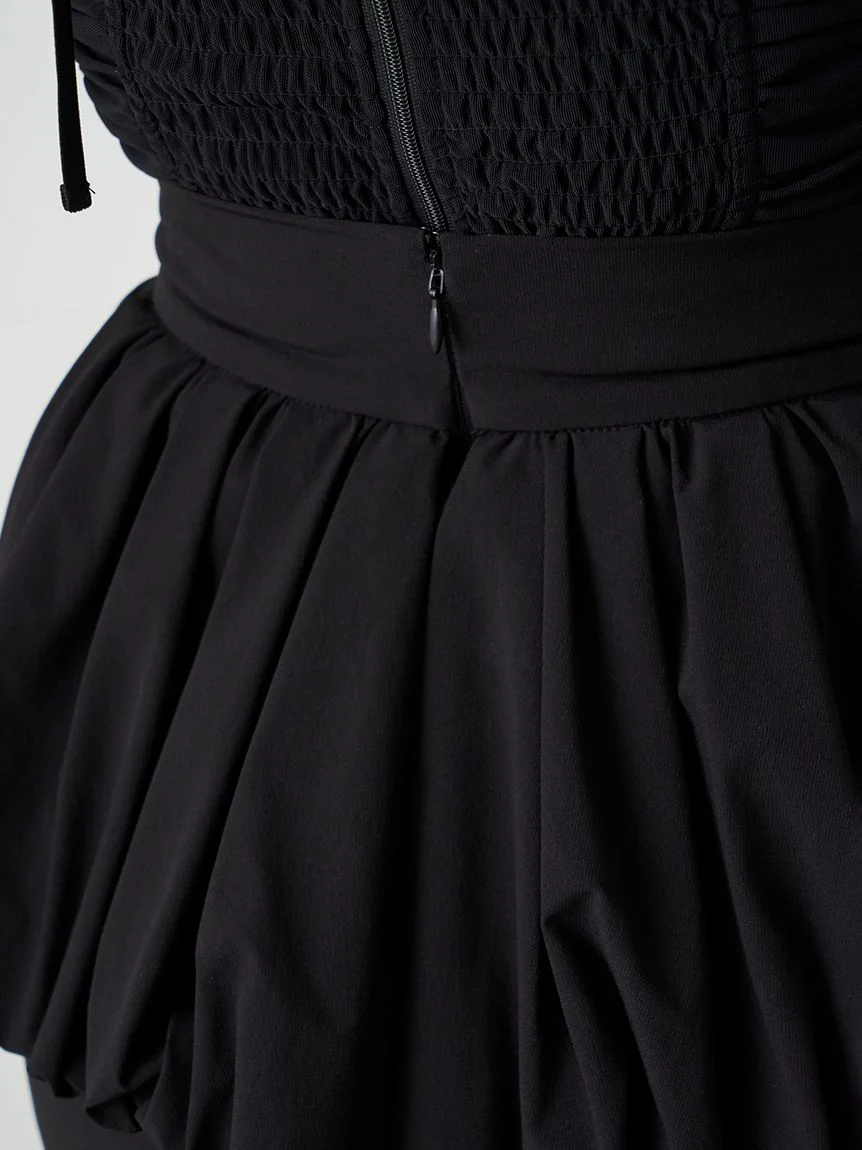 Stylish High-Waisted Peplum Midi Skirt - Image 7