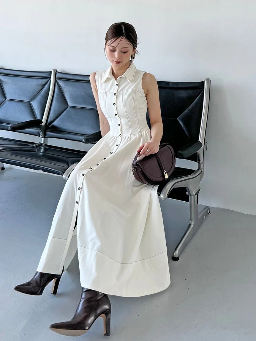 Sustainable Corset Detail Shirt Dress - Image 4